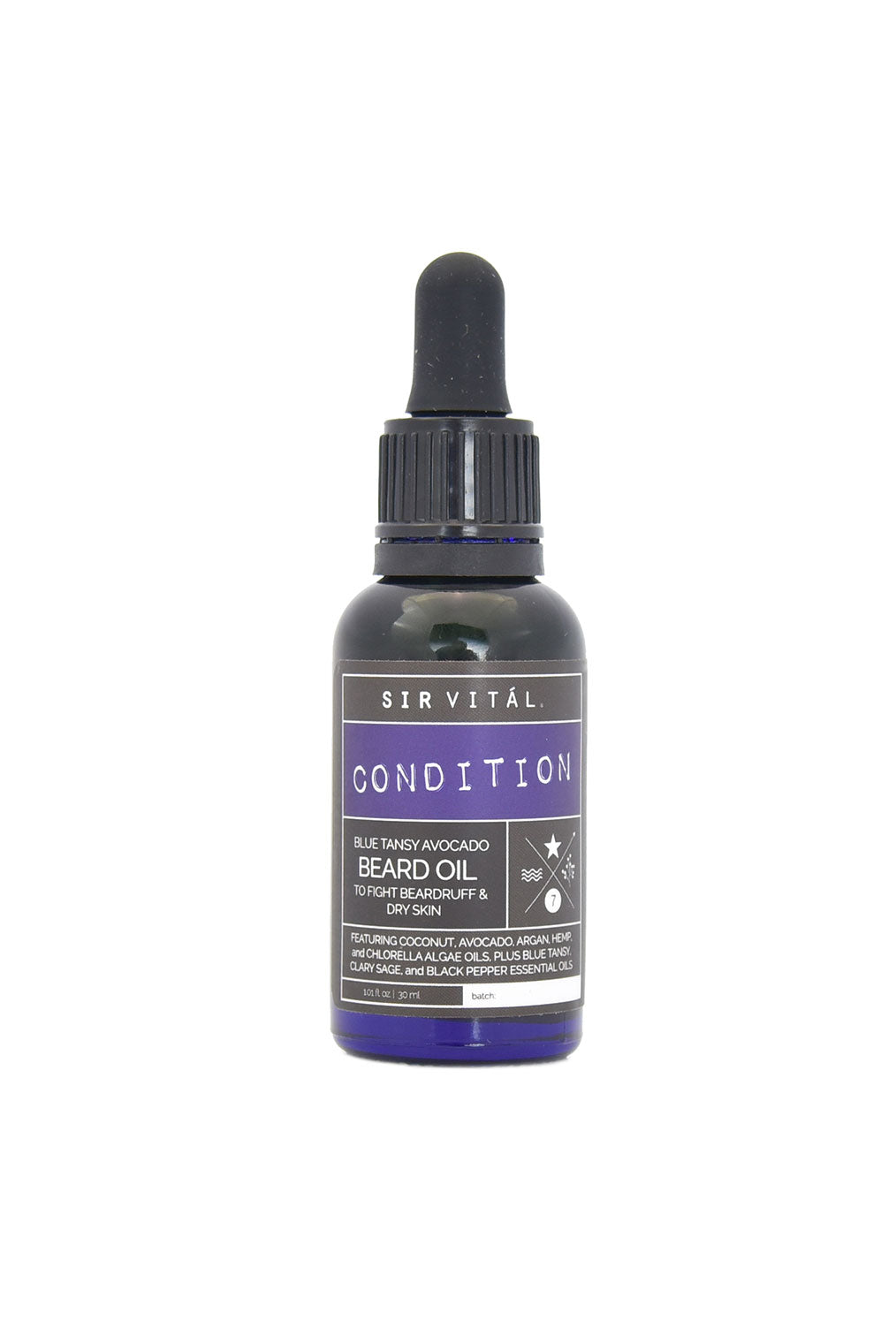 Sir Vital's CONDITION Beard Oil for Beardruff and Dry Skin
