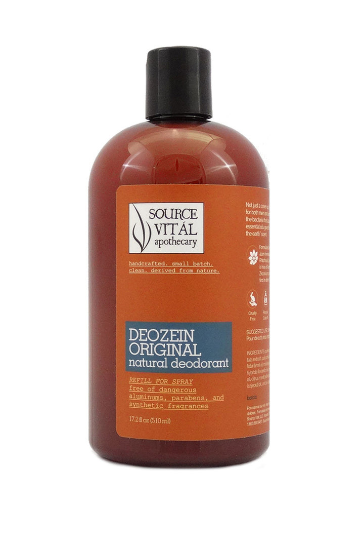 Natural, "Woodsy" Scented Deodorant Spray Refill, free of Dangerous Aluminums