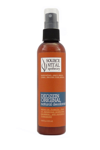 Natural, "Woodsy" Scented Deodorant Spray, free of Dangerous Aluminums