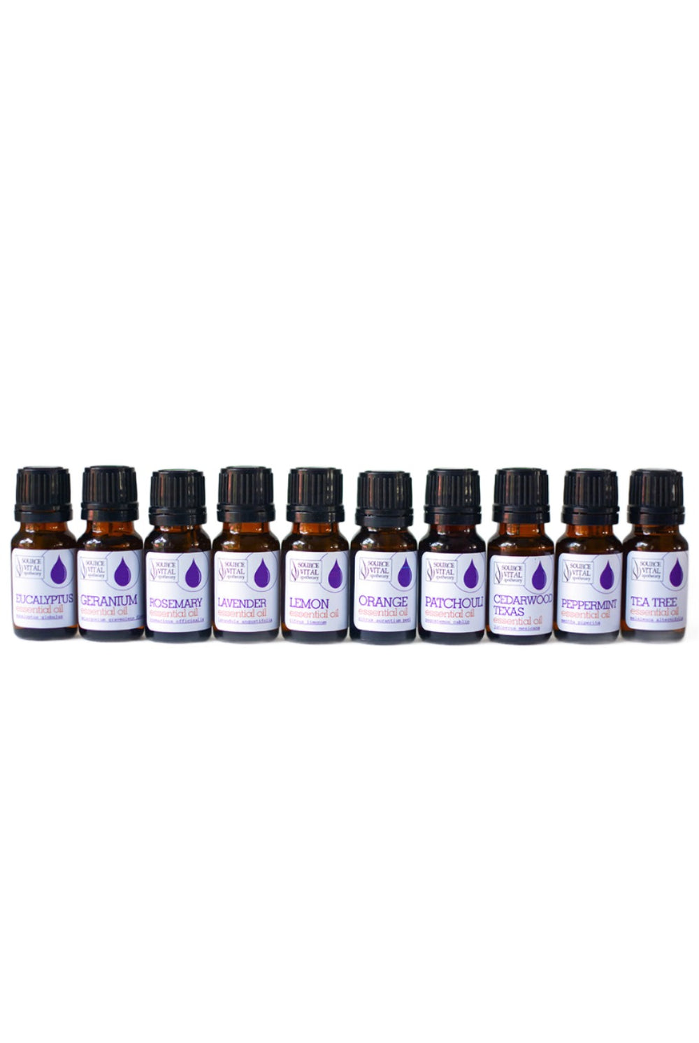 100% Pure Essential Oil Starter 10 Piece Kit