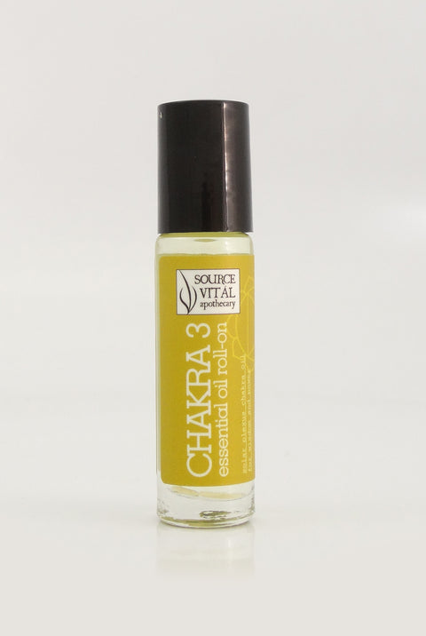 essential Oil Rollerball to Support Chakra 3