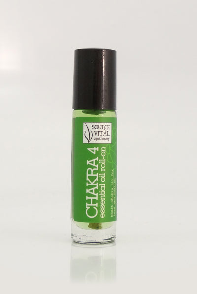essential Oil Rollerball to Support Chakra 4