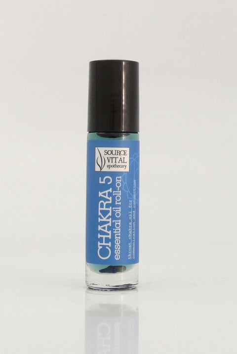 essential Oil Rollerball to Support Chakra 5