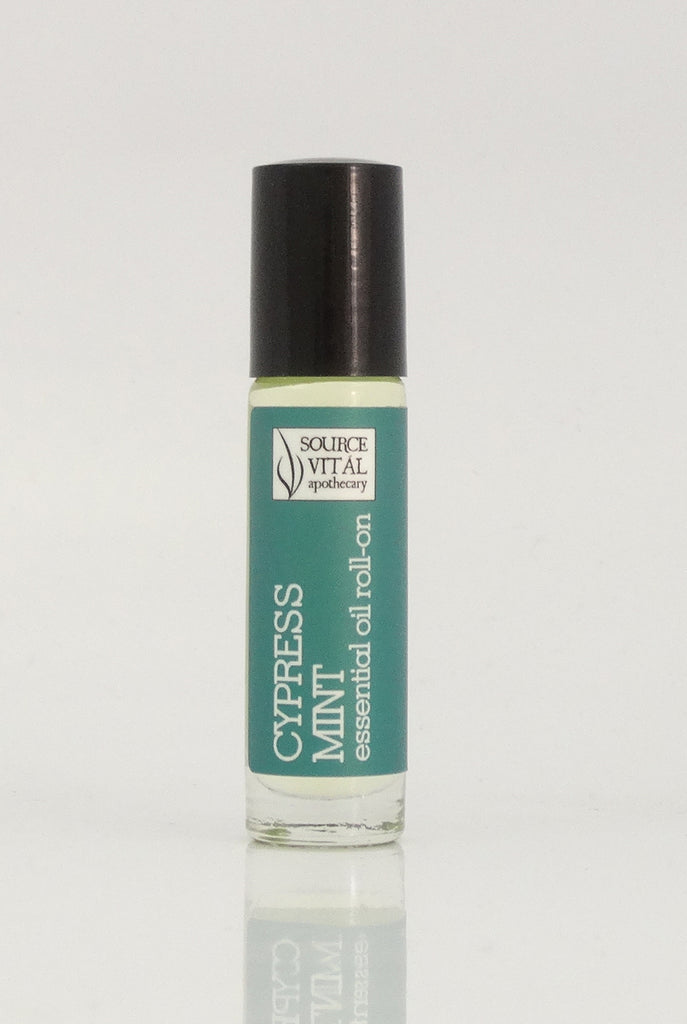 Cypress Mint Natural Essential Oil Blend RollerBall