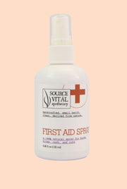 First Aid Spray, Natural, Soothing Spray for Cuts, Scrapes, Bruises and More.