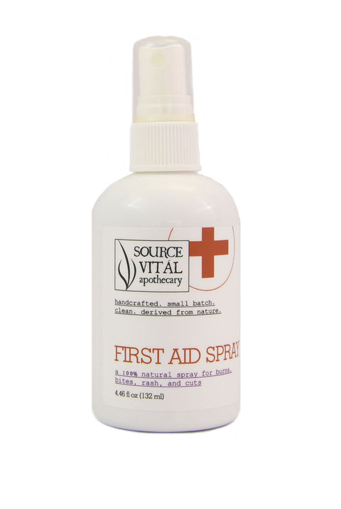 First Aid Spray, Natural, Soothing Spray for Cuts, Scrapes, Bruises and More.