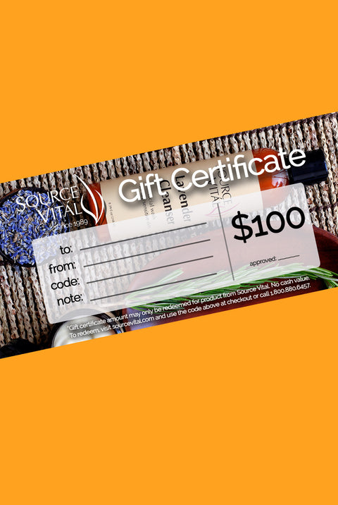 Source Vitál Gift Certificate