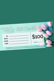 Source Vitál Gift Certificate