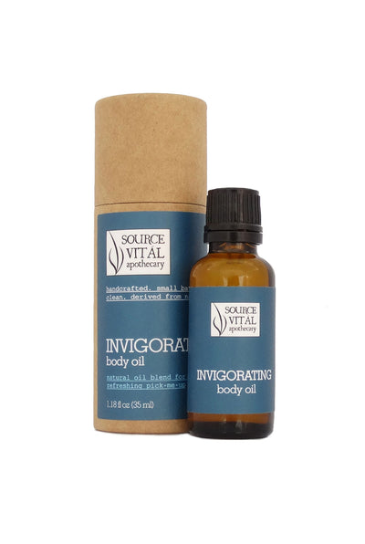 Invigorating Natural Body Oil For Energy or a Refreshing Pick-Me-Up
