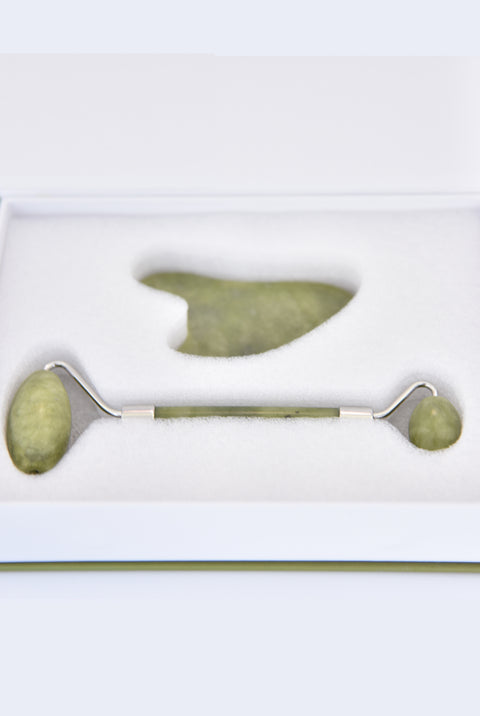 100% Jade Roller and Gua Sha Face Scultping Tools