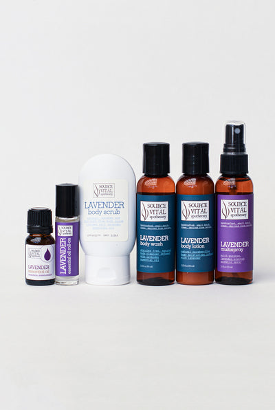 Lavender Love Kit - Skin Care, Bath & Body Lavender Products Gift