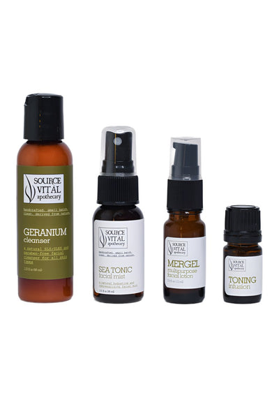 Skin Care Starter Kit for Normal and Combination Skin Types by Source Vitál Apothecary