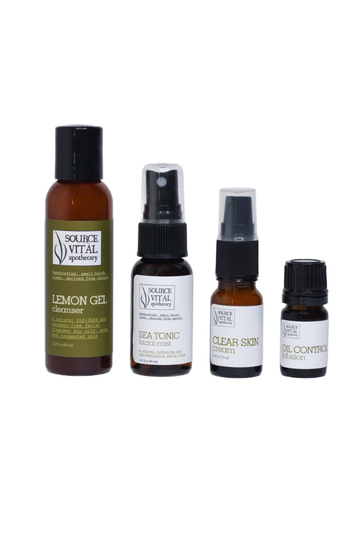 Skin Care Starter Kit for Oily Skin Types by Source Vitál Apothecary