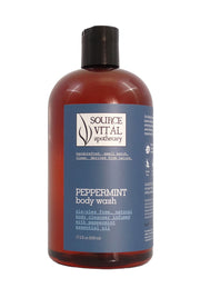 Peppermint Natural Body Wash, SLS/SLES Free
