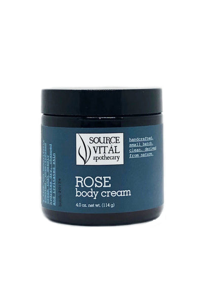 Rose Body Cream, a Natural, Rich Body Moisturizer