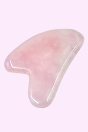 Rose Quartz Gua Sha Facial Tool / Scraping Device