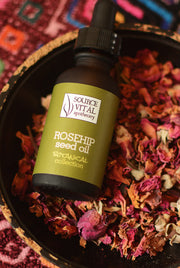 Rosehip Seed Oil (Organic, Cold Pressed, Unrefined): Soothing, Moisturizing Face Oil for Rejuvenation and Mature Skin
