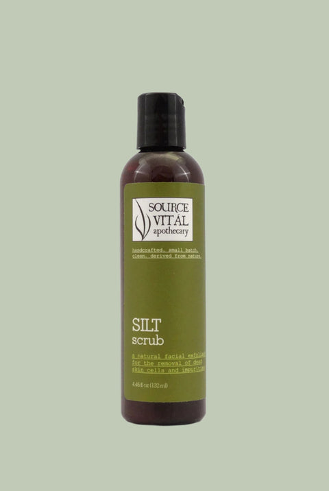 Silt Scrub, a Natural Facial Exfoliant, made with Colloidal Silt, Bentonite, Volcanic Scrub Particles, and Essential Oils