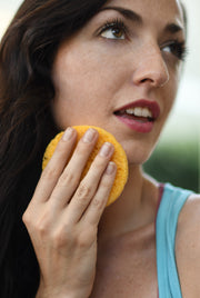 Yellow Cellulose Sponges for Better, Gentle Facial Cleansing