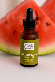 Watermelon Seed Oil (Organic, Virgin, Cold-Pressed): Nurturing Face Oil for Dry and Aging Skin, and Dark Circles